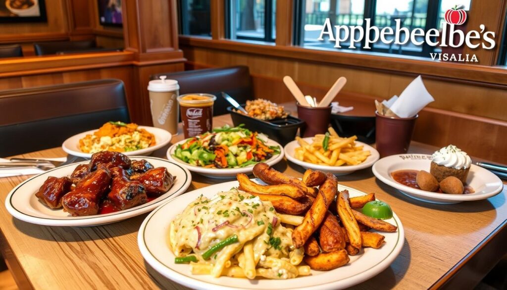 Applebee's Visalia dine-in menu