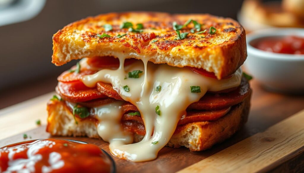 Cheesy Pepperoni Melt