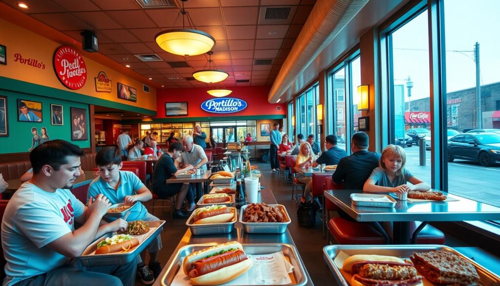 Dine-In at Portillo's Madison