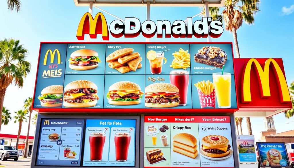 McDonald's California menu