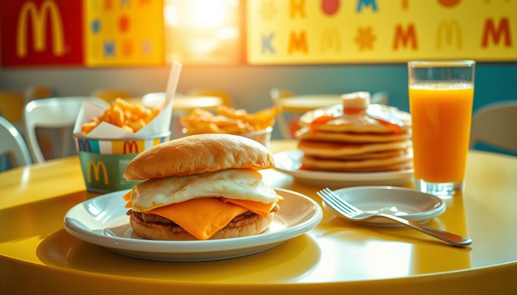 McDonald's breakfast menu