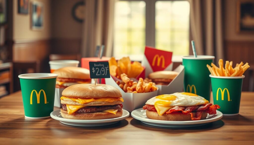 McDonald's breakfast menu prices