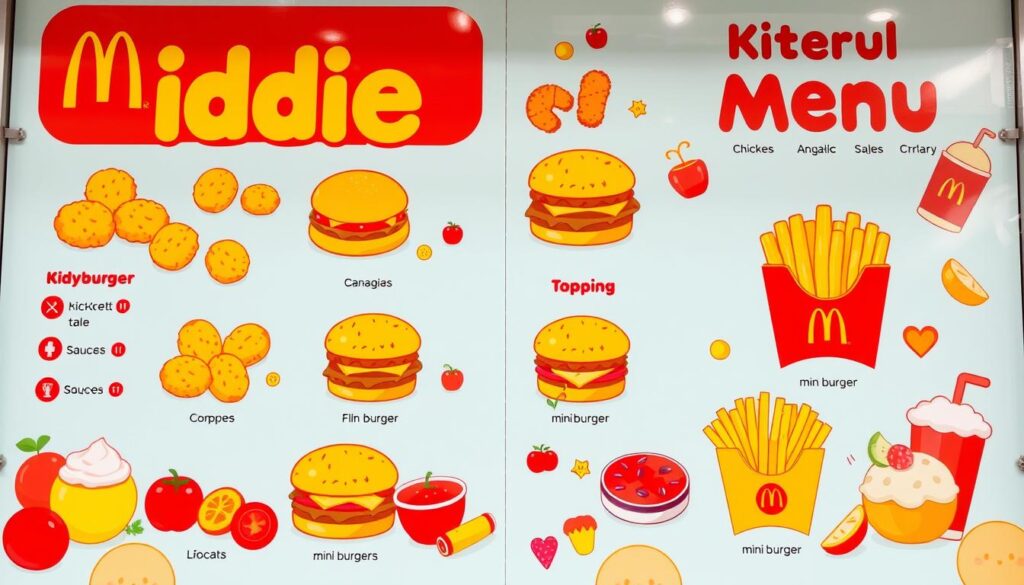 McDonald's menu for kids