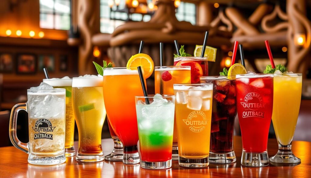 Outback Steakhouse Boardman menu beverages