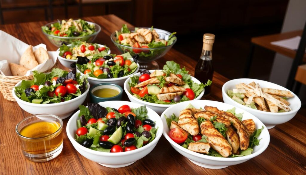 Pizza Hut Healthy Salads Menu