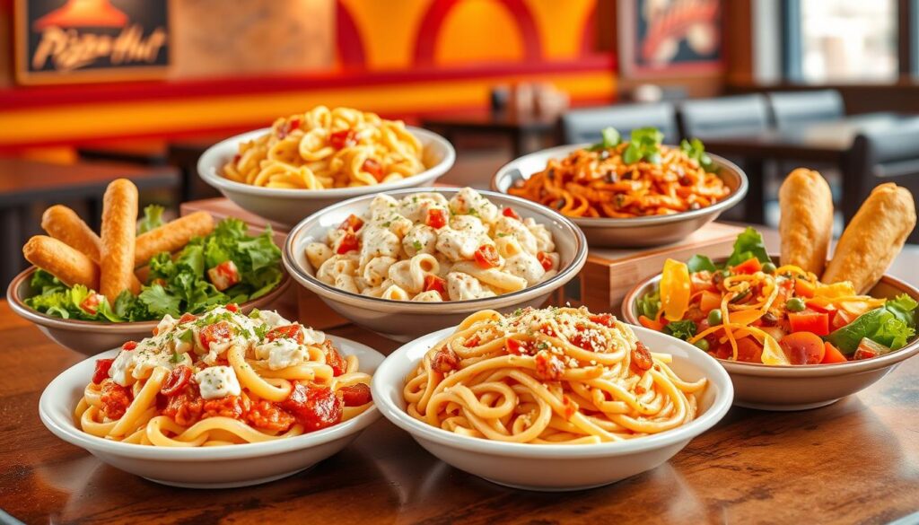 Pizza Hut Pasta and Sides Menu