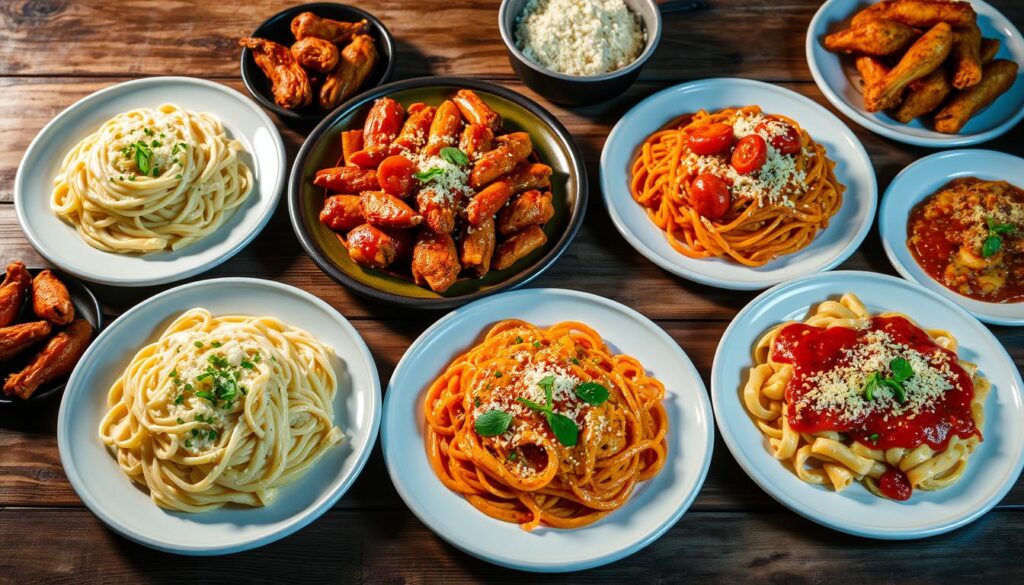 Pizza Hut pasta menu