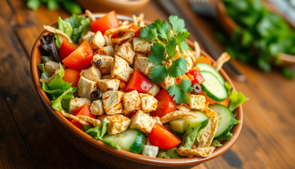 Spicy Chicken Chopped Salad