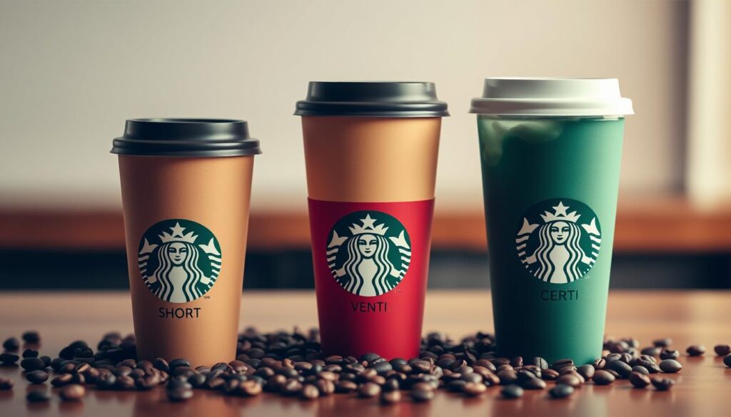 Starbucks cup sizes