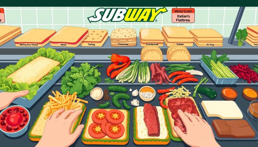 Subway customization options