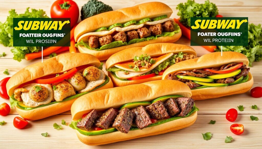 Subway footlong subs protein options