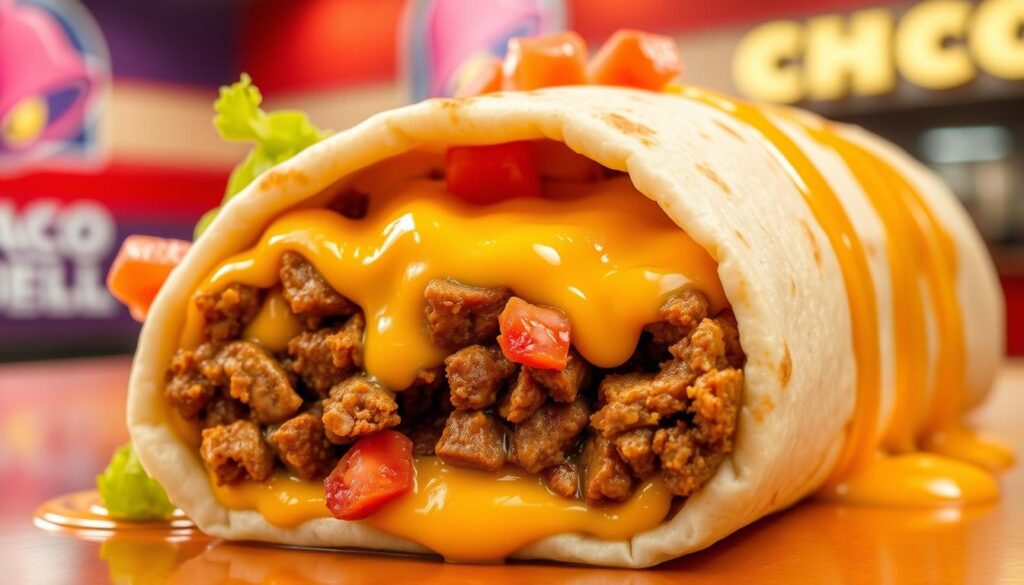 Taco Bell Cheesy Double Beef Burrito