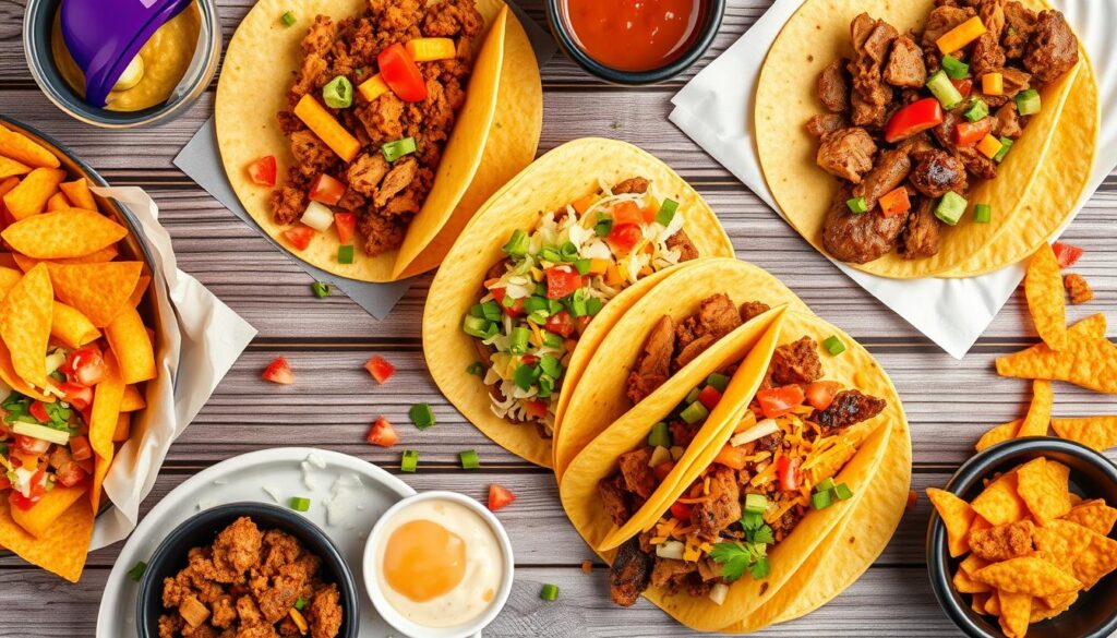 Taco Bell meat options