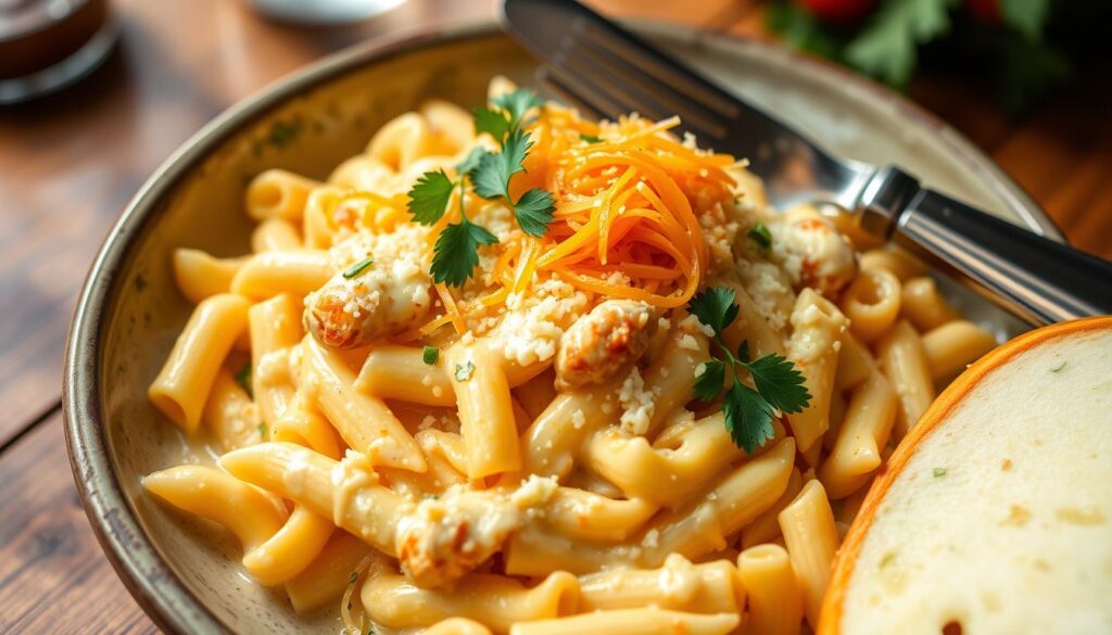 Three-Cheese Chicken Penne