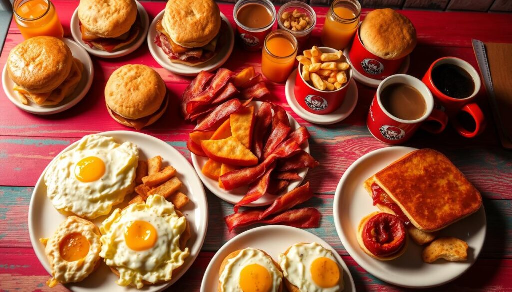 Wendy's breakfast menu with prices