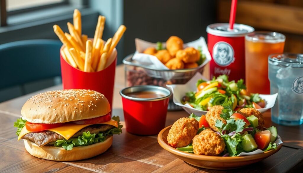 Wendy's lunch items