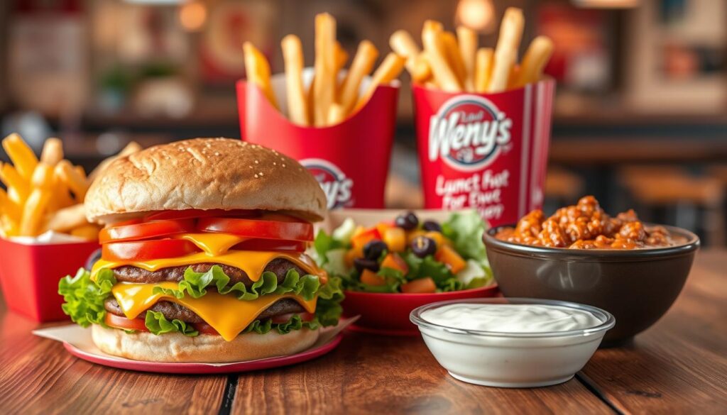 Wendy's lunch menu