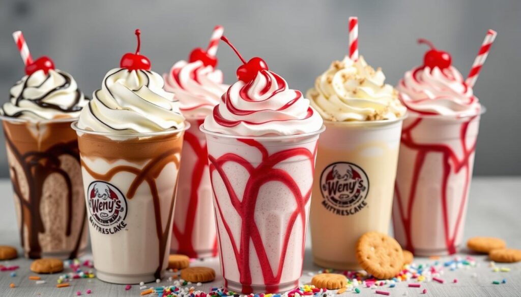 Wendy's popular milkshakes