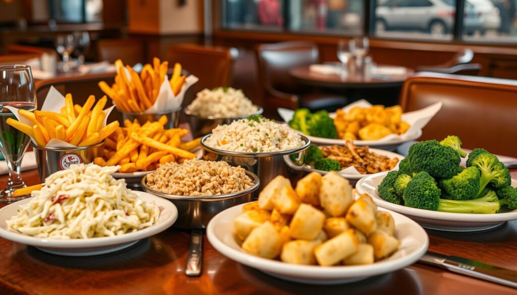 complete Applebee's sides menu