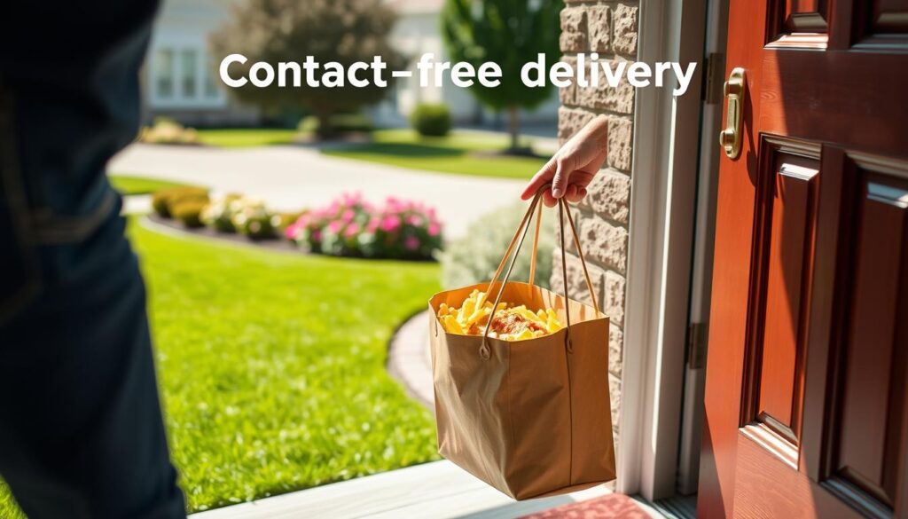 contact-free delivery