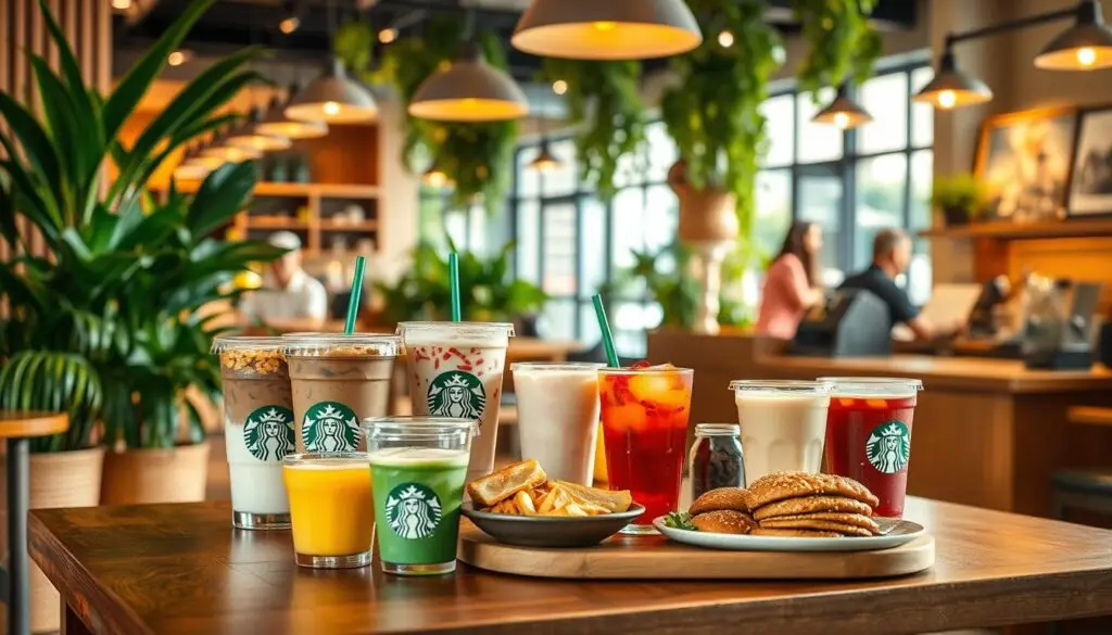 exploring new Starbucks items