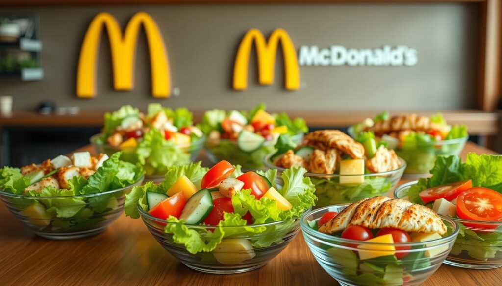 healthy salads at McDonald's