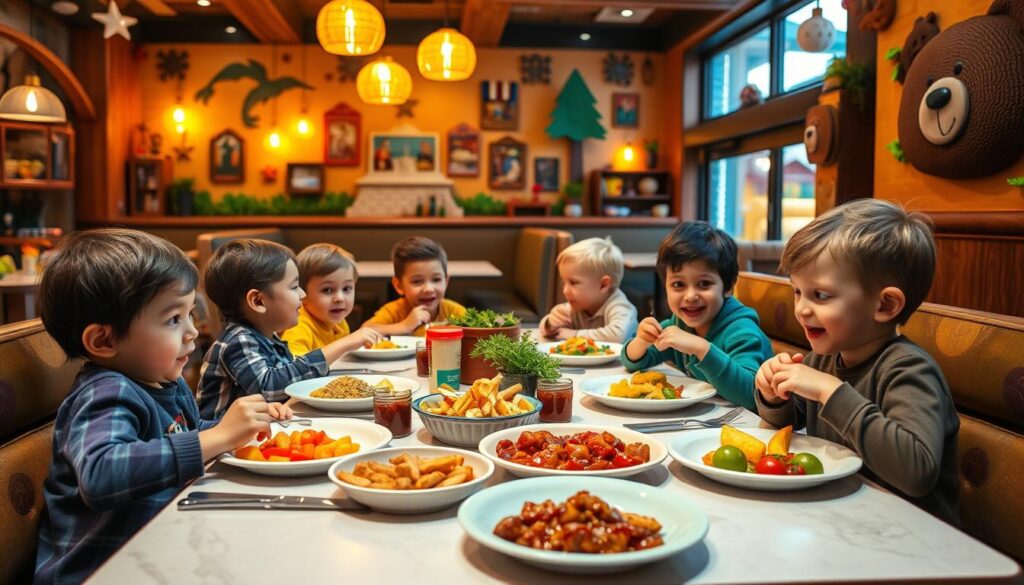 kid-friendly dining