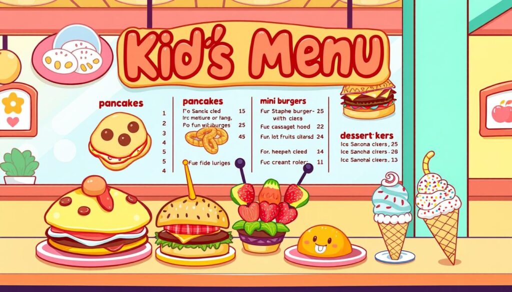 kid's menu