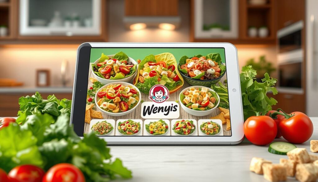 online ordering at Wendy's