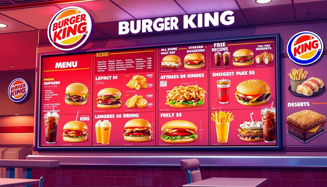 Burger King Meals Menu With Prices