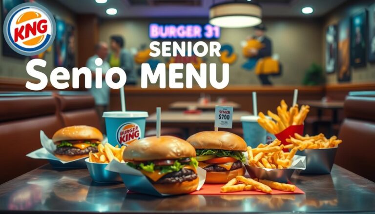 Burger King Senior Menu With Prices