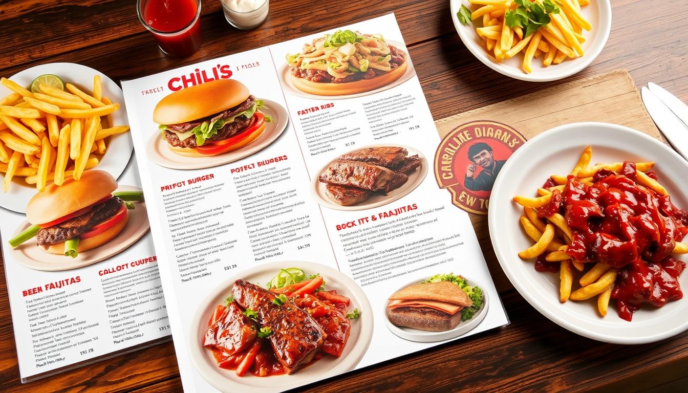 Chili's Take Out Menu With Prices