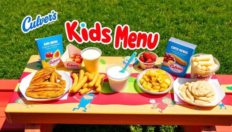 Culver's Kids Menu