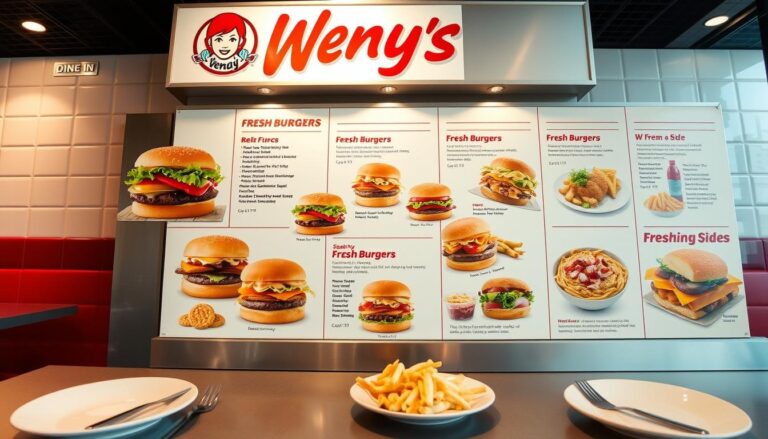 Dine-In Wendy's Menu With Prices