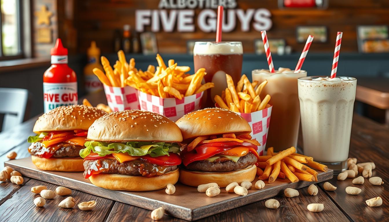 Five Guys Menu Prices With Prices