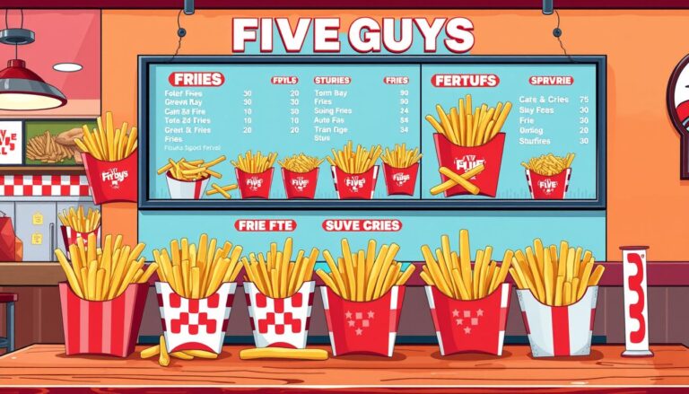 Five Guys Menu With Prices Fries