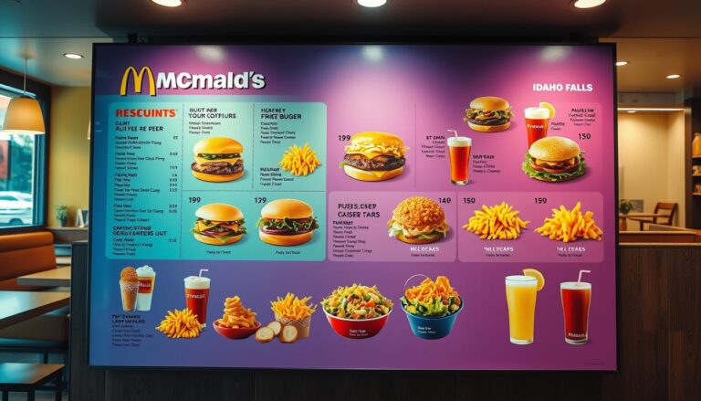 McDonald's Idaho Falls Menu With Prices