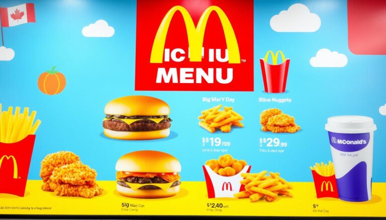 McDonald's Menu With Prices Canada