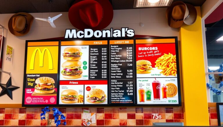 McDonald's Menu With Prices Texas