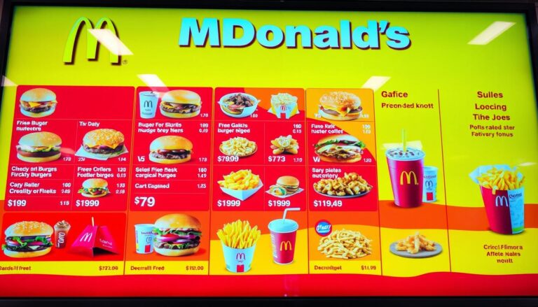 McDonald's Online Menu With Prices