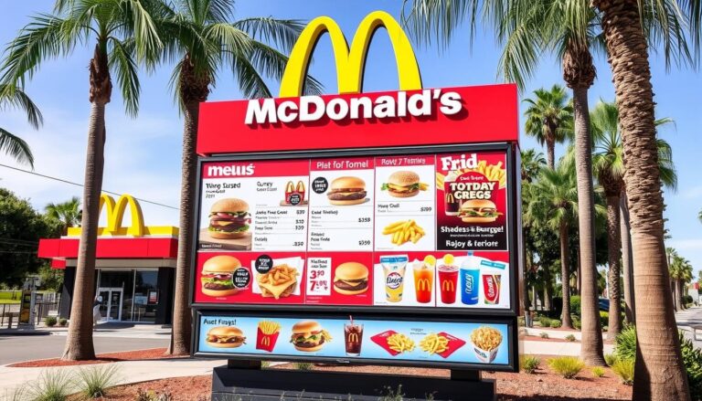 McDonald's Simi Valley Menu With Prices