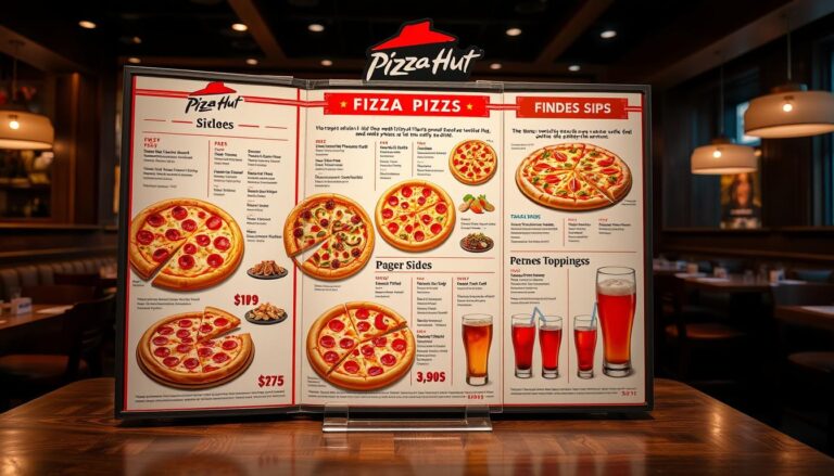 Pizza Hut Menu Card With Prices