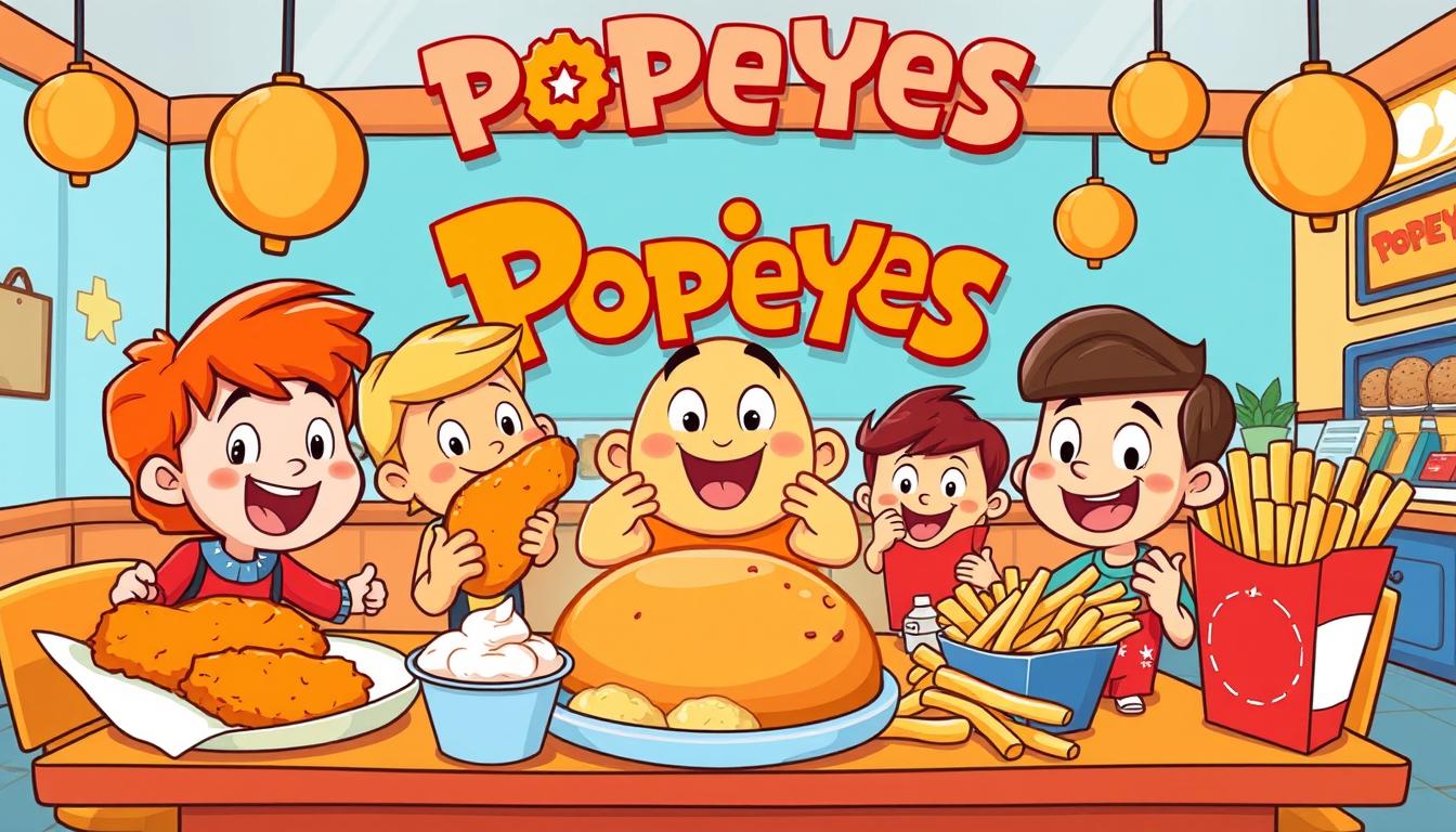 Popeyes Kids Menu With Prices