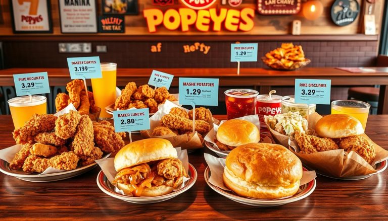 Popeyes Lunch Menu With Prices