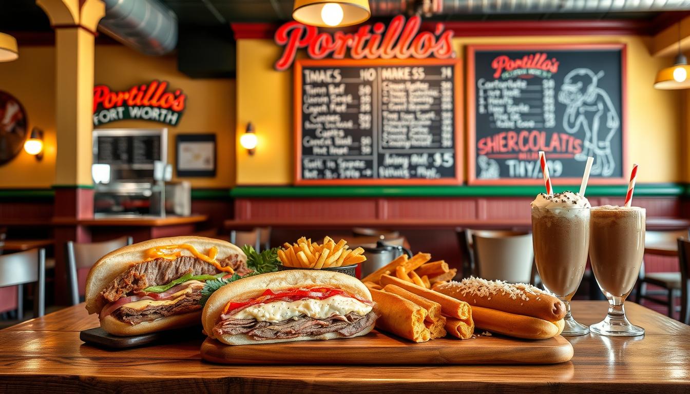 Portillo's Fort Worth Menu With Prices