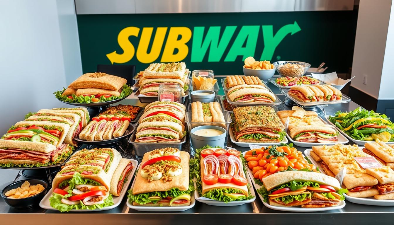 Subway Catering Menu With Prices