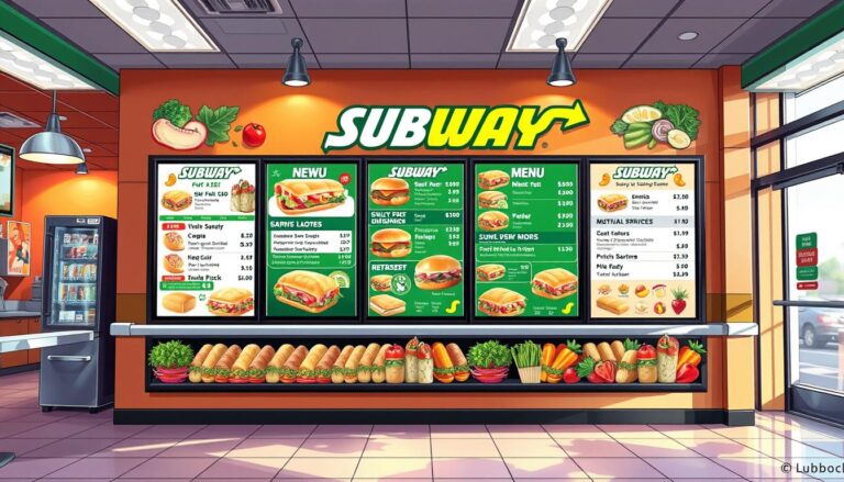 Subway Lubbock Menu With Prices