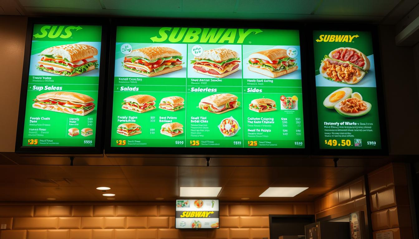 Subway Menu With Prices