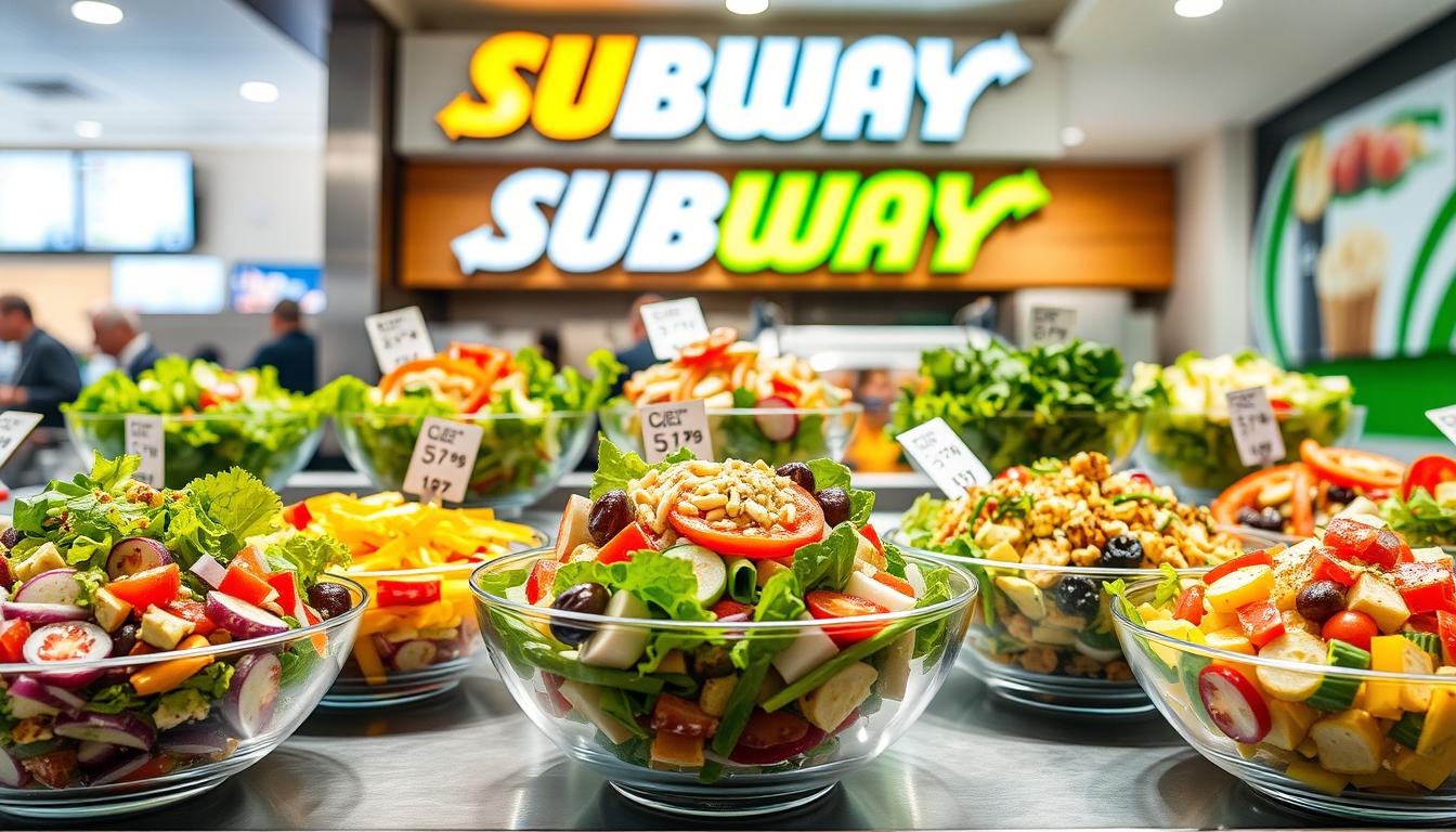 Subway Salad Menu With Price