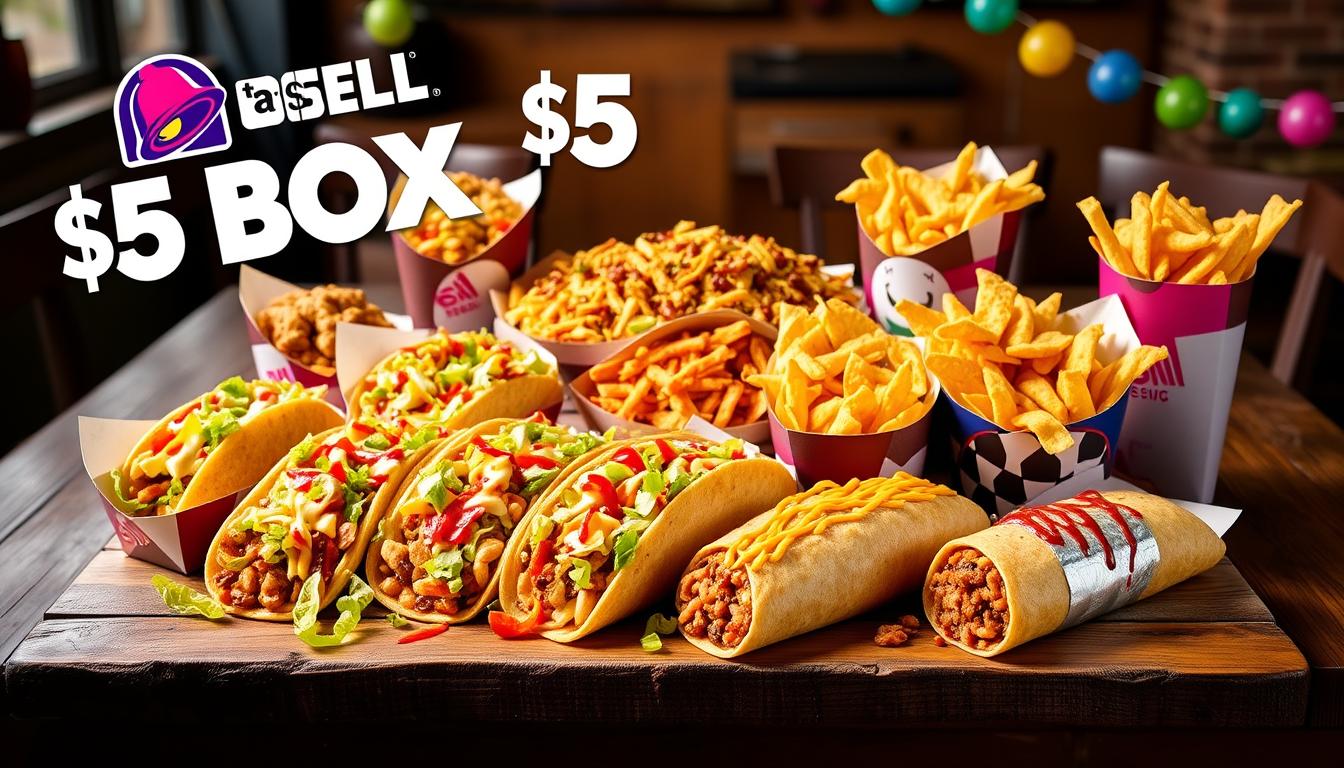 Taco Bell $5 Box Menu With Prices